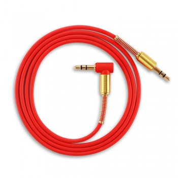 Car Aux Audio Cable 3.5mm Jack Male to Male HIFI Universal Stereo Audio Cable with 90 Degree Angle