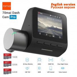 New Xiaomi 70mai Dash Cam Pro GPS IMX335 WIFI Voice Smart Control Night Version DVR 1944P HD 140FOV Car Cam 24H Parking Monitor