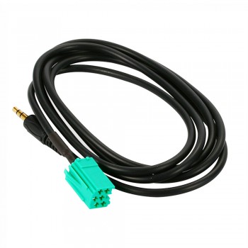 Cars 3.5mm AUX CD Stereo Audio Line Input Cable For Renault Clio Megane Espace Kangoo Laguna 2005 2006 2007 2008 2009 2010 2011