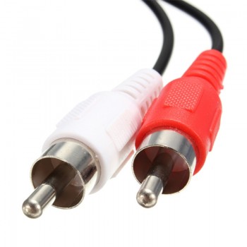 KROAK 3.5mm Female to 2x RCA Male Stereo AUX Audio Headphone Y Cable Splitter Adaptor