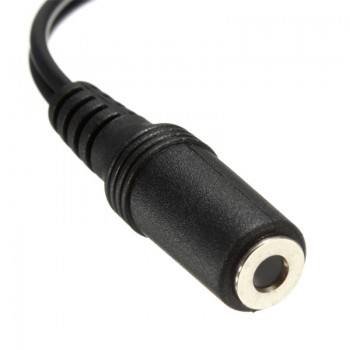 KROAK 3.5mm Female to 2x RCA Male Stereo AUX Audio Headphone Y Cable Splitter Adaptor