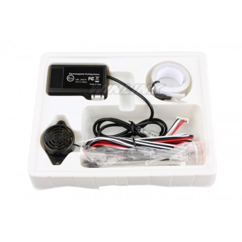 Hot Car Electromagnetic Parking Sensor No Holes\Easy install Parking Radar Bumper Guard Backup Reversing Parking System
