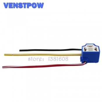 1PC Car H1 H4 H7 H11 HB3 HB4 Headlight Ceramic Bulb Holder Extension Automotive Wire Halogen Adapter Socket Lamp Connector