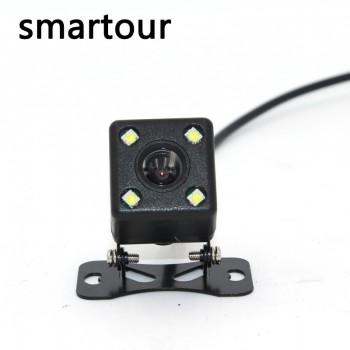 Smartour Car reversing camera rear view backup image parking assist LED light plug waterproof night vision no video line