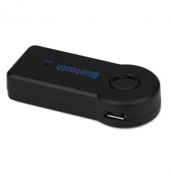 Wireless Bluetooth 3.5mm AUX Audio Stereo Music Home Car Receiver Adapter Mic