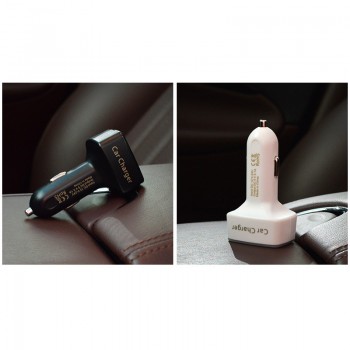 New Dual USB Car Charger Digital LED Display 5V 3.1A Universal Adapter 4 in 1 with Current Meter Tester/Voltage/Temperature