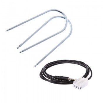 Free delivery AUX Cable with Radio Removal Tools For Peugeot 307 308 408 407 507 C2 C5 Citroen RD4