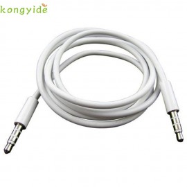 Auto Replacement Parts janitors New Arrival  4 Pole  Male Record Car Aux Audio Cord Headphone Connect Cable car-styling nov30