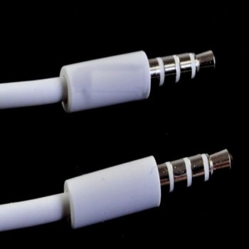 Auto Replacement Parts janitors New Arrival  4 Pole  Male Record Car Aux Audio Cord Headphone Connect Cable car-styling nov30
