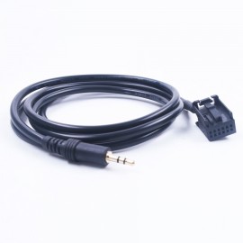 CD 6000 AUX Audio Input Adapter Connection Cable For Ford Fiesta Fusion Transit Car 3.5mm Jack Plug