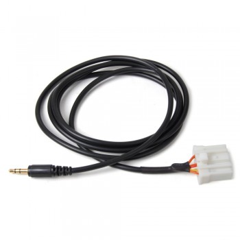 DWCX New DIY 3.5mm AUX Audio CD Male Interface Adapter Cable for Phone Music Player for Mazda 2 3 5 6 2006 2007 2008 2009 - 2013