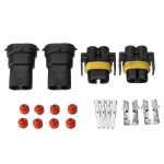 2Pair H8 H9 H11 880 881 Female And Male Adapter Harness Car Auto Wire Connectors For HID Xenon Light Socket Plug