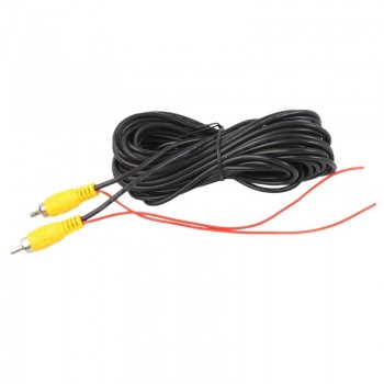 VODOOL 6m Car RCA CAR Reverse Rear View Parking Camera Video Cable RearView with Video Trigger Wire for All Car Accessories Wire