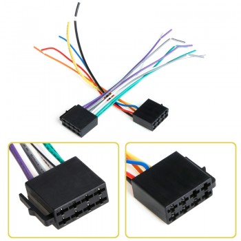 1 SET Universal Female ISO Wiring Harness Car Radio Adaptor Connector Wire Plug Kit Hot