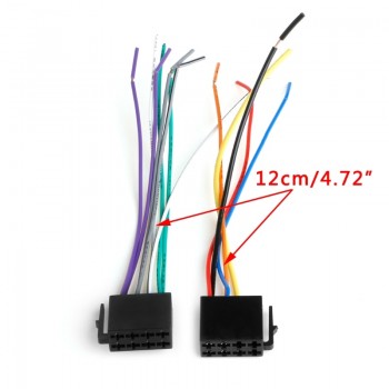 1 SET Universal Female ISO Wiring Harness Car Radio Adaptor Connector Wire Plug Kit Hot
