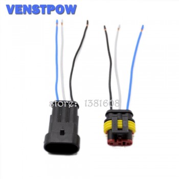 1 2 3 4 5 6 Way 1P 2P 3P 4P 5P Auto Connector Male amp; Female Waterproof Electrical Connector Plug with 14AWG Cable Wire Harness