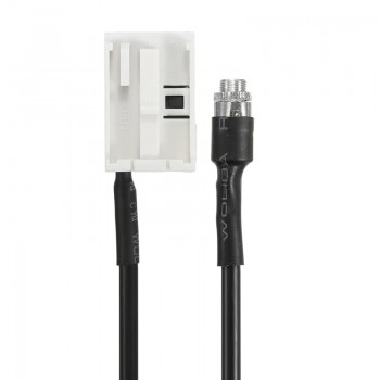 New 3.5mm 12PIN Female Black AUX Audio Input Kit Adapter Music Cable Wire for BMW E60 E61 E63 E64 AUX IN ADAPTER