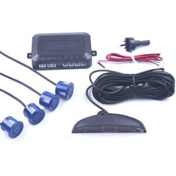 Car Parking Sensor 12V with 4 Sensors Auto Reverse Rear Assistance Backup Park Radar Buzzer Alarm Monitor System Alarm 5 Colors