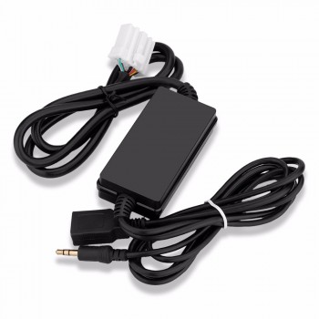 Car Adapter Auto Audio MP3 Player Interface USB AUX Cable MP3/WMA Decoder Audio 3.5mm Virtual CD Changer for Mazda CX 3 6