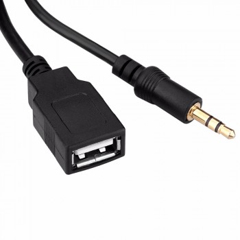 Car Adapter Auto Audio MP3 Player Interface USB AUX Cable MP3/WMA Decoder Audio 3.5mm Virtual CD Changer for Mazda CX 3 6