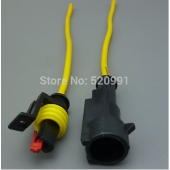 shhworldsea 1.5 Kit 1/2/3/4/5/6 Pin Female Male Waterproof Electrical Wire Cable Automotive Connector Car Plug