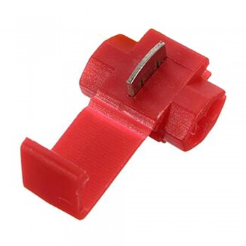 20PCS Red Scotch Lock Quick Splice 22-18 AWG Wire Connector 801P3