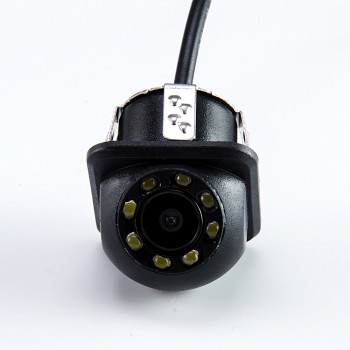 Mini Waterproof Car Parking Assistance Reversing Back Rear View Camera HD Wire Car Rear View Camera With or Without LED