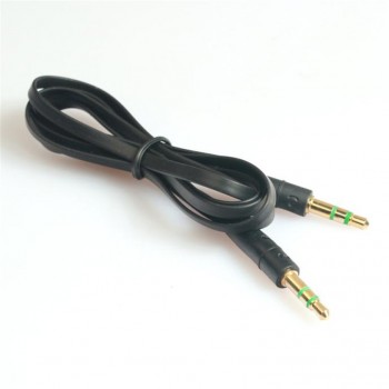 2018 High Quality 3.5mm Auxiliary Cable Audio Cable Male To Male Flat Aux Cable 1m Car-styling drop shipping