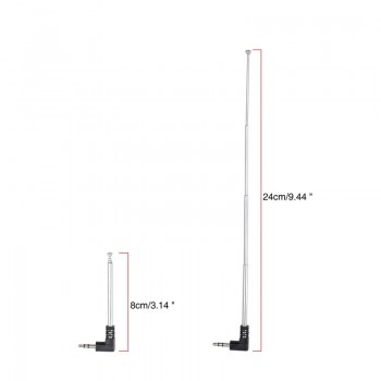 3.5MM FM Phone Radio Receive Signal Booster Car Portable Auto Mobile Phone External Antenna Car Mobile  Accessories Jack Plug