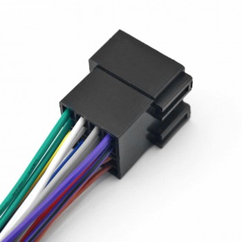 BEESCLOVER Universal Male ISO Radio Wire Wiring Harness Adapter Connector Car Adaptor Plug for Volkswagen Citroen Audi r30