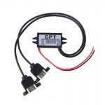 Free delivery 2018 Car DC 12V to 5V 3A 15W Dual USB Charger Converter Module Cable Power Adapter new