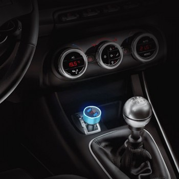 3.1A 5V Dual USB Car Charger LED Display Quick Charge 3.0 Moblie Phone Fast Charging Car Charger for iPhone Samsung Tablet Auto