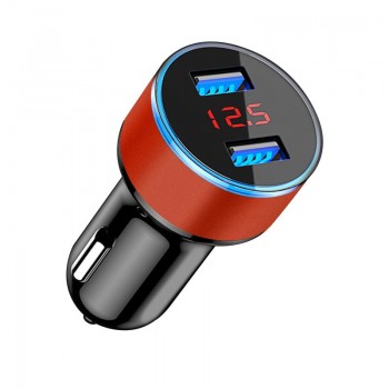 3.1A 5V Dual USB Car Charger LED Display Quick Charge 3.0 Moblie Phone Fast Charging Car Charger for iPhone Samsung Tablet Auto