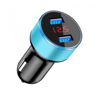 3.1A 5V Dual USB Car Charger LED Display Quick Charge 3.0 Moblie Phone Fast Charging Car Charger for iPhone Samsung Tablet Auto