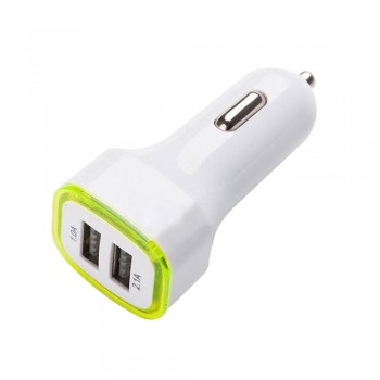 Auto Universal USB 2.0 Ports LED Display Car Charger Pratical Automotive 2.1A LED USB Easy To Use Dual-adapter Output Charger