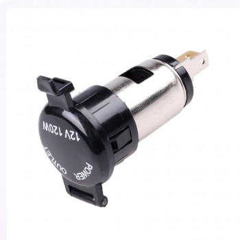 Motorcycle Boat 100% quality and Brand new 12V Cigarette Lighter Socket Power Plug Outlet Parts for Car Truck Socket Outlet Plug