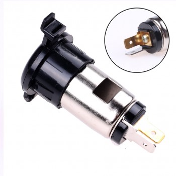 Motorcycle Boat 100% quality and Brand new 12V Cigarette Lighter Socket Power Plug Outlet Parts for Car Truck Socket Outlet Plug