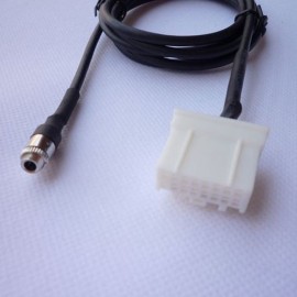 AUTO 2016 Top quality 1pc For Car AUX In Input Female Jack Interface Adapter Cable For Mazda 3 6 MX-5 RX8  Au 06