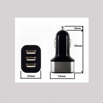 VORCOOL DC 12-24V 3 USB Ports Car Charger Adapter 1A 2.1A Power Charging Socket Universal Automobile Cargador for IPhone Andriod