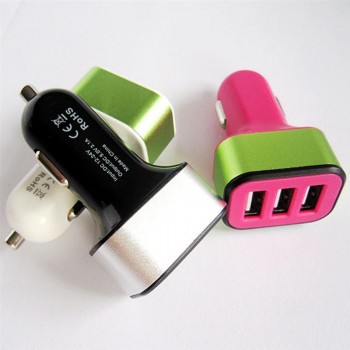 VORCOOL DC 12-24V 3 USB Ports Car Charger Adapter 1A 2.1A Power Charging Socket Universal Automobile Cargador for IPhone Andriod