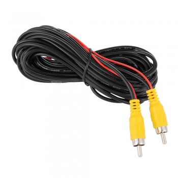 6m/12m Car RCA CAR Reverse Rear View Parking Camera Video CableRear View Video Trigger Wire for All Car Extension Cord