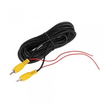 6m/12m Car RCA CAR Reverse Rear View Parking Camera Video CableRear View Video Trigger Wire for All Car Extension Cord