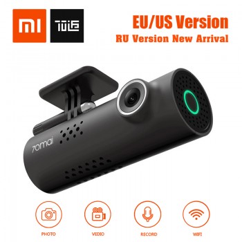 In Stock! XiaoMi 70Mai 70Minutes Smart Car DVR RU/EU/US Version 1080P Wireless Dash Cam 130Degree Wide Angle IMX323 VoiceControl