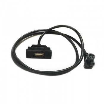 RCD510 RNS315 CD changer USB interface cable adapter for Skoda Octavia USB cable audio input adapter
