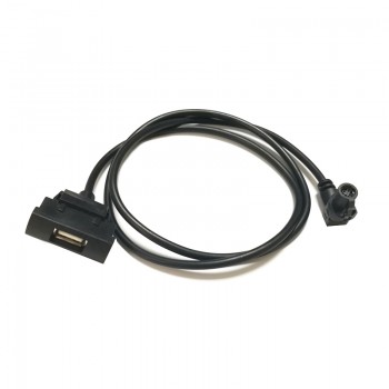 RCD510 RNS315 CD changer USB interface cable adapter for Skoda Octavia USB cable audio input adapter