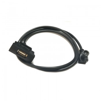 RCD510 RNS315 CD changer USB interface cable adapter for Skoda Octavia USB cable audio input adapter