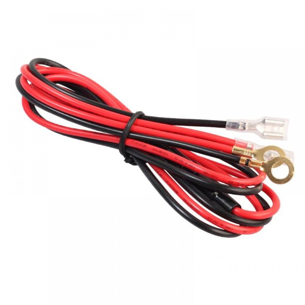 VODOOL 1m/3.3FT Car Motorcycle Cigarette Lighter Cable Vehicle Auto 18AWG 10A Modified Power Wiring Harness Cord Wire With Fuse
