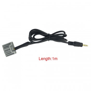Dewtreetali New 3.5mm Audio Car GPS Cable AUX Adapter For Honda Civic 2006-2013 CRV Accord Input Connector
