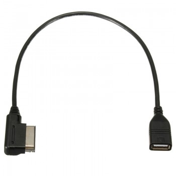 Universal MDI MMI AMI AUX to USB Female Audio AUX Adapter Cable Wire For AUDI A3/A4/A5/A6/Q5 For VW MK5