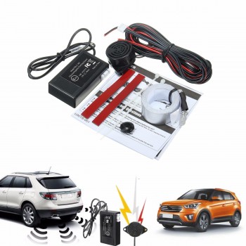 Hot Car Electromagnetic Parking Sensor No Holes\Easy install Parking Radar Bumper Guard Backup Reversing Parking System